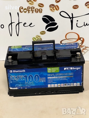 Акумулатор Berger LiFePo4 100Ah Bluetooth, снимка 3 - Друга електроника - 52020120