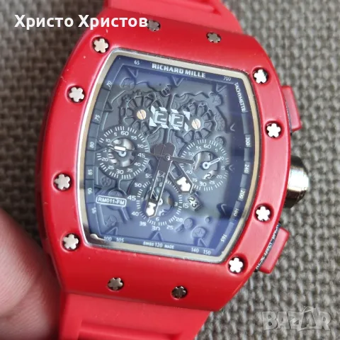 НА ЕДРО!!! Мъжки луксозни часовници Richard Mille , снимка 4 - Мъжки - 47016175