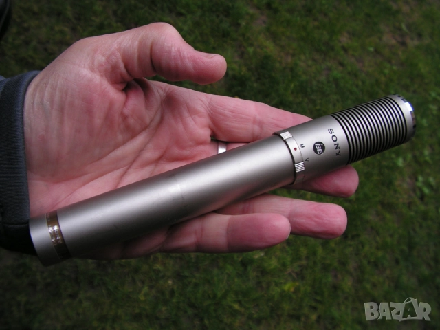 Кондензаторен – електретен микрофон Sony ECM-23F,  Винтидж, снимка 3 - Микрофони - 52731352