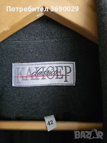 Сив елегантен костюм, снимка 4 - Костюми - 49313359