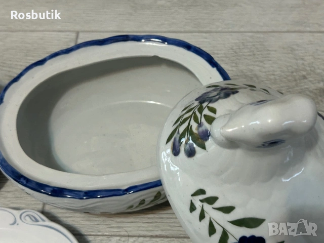 Порцеланов комплект за яйца , снимка 4 - Прибори за хранене, готвене и сервиране - 53323402