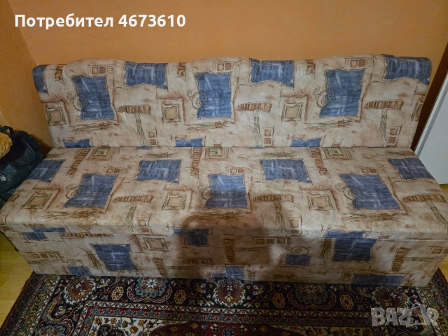 кухненски разтегателен диван с матрак, снимка 2 - Спални и легла - 52917127