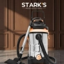Stark’s IVC30 – Прахосмукачка 3 в 1 за сухо и мокро почистване с обдухване, 1500W и 30L резервоар, снимка 4