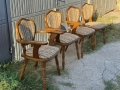 4 броя Винтидж столове дъб , снимка 1