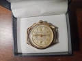 ПОЗЛАТЕН ШВЕЙЦАРСКИ ЧАСОВНИК ХРОНОГРАФ - B. W. C. 17 КАМЪКА , снимка 1