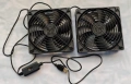Двоен USB вентилатор 120 mm 5V, 2 в 1 USB компютърен вентилатор 120 mm с 3 скорости, снимка 1