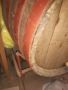 Дървено буре за вино/ракия с метална поставка, снимка 2