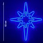 Светеща коледна LED звезда, водоустойчива,52 см, снимка 6