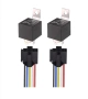Комплект от 2 автомобилни релета 24V 40A, 5 пина, с букса и проводници, снимка 1