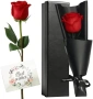 Нова Вечна истинска червена роза 3-5 години без поддръжка подарък жена, снимка 1