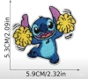 16 Стич Stitch емблема апликация дреха дрехи самозалепваща картинка лепенка щампа нашивка бродерия, снимка 4
