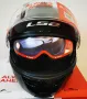 НОВА черна модуларна КАСКА шлем LS2 STROBE XS , снимка 4