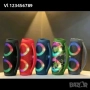 Голяма портативна мощна блутут колона Booms Box 3 RGB, снимка 6