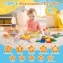 Нов Монтесори комплект 7 в 1 за бебе 12-36 месеца подарък играчка дете, снимка 2