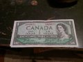 1 Долар 1954г. Канада., снимка 1