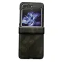 Samsung Galaxy Z Flip5 Crazy Horse Texture Удароустойчив Калъф и Протектор, снимка 3