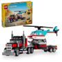 Конструктор LEGO®Creator 31146 - Камион с с платформа и хеликоптер 3 in 1 / 270 части, снимка 1