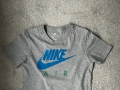 Nike Men's Sportswear Air Logo T-Shirt Dark Grey Heather/Blue S, снимка 4