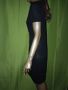 Desigual L, XL- Лятна рокля в черно с флорален принт и разноцветни копченца , снимка 8