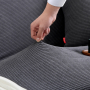 Еластичен калъф за диван "Комфорт", тъмно сиво, снимка 7