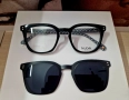 Рамки за очила Kubik в черен цвят с клип, снимка 2