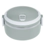 Термо кутия за храна, кръгла, 500мл, сива, снимка 3