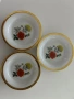Три броя  винтидж Bavaria порцеланови чинии с позлата , снимка 3