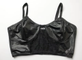 80В еластично бюстие с кожен/мокър ефект, снимка 1