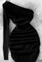 нова черна рокля , снимка 1 - Рокли - 45094103