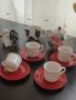 Чаши за кафе, бяла керамика, снимка 1 - Сервизи - 45232692