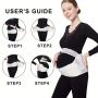 Поддържащ колан за бременни, еластичен и педпазващ, различни размери, снимка 3