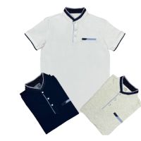 Стилна мъжка поло риза с къси ръкави и джоб: Елегантност и практичност в едно, снимка 1 - Тениски - 45656745
