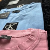 Памучни дамски тениски Calvin Klein, снимка 3 - Тениски - 45318558