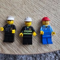 Lego minifigures City  Полицай , пожарникар и механик , снимка 1 - Колекции - 46116569
