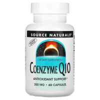 Коензим Q10 Source Naturals 200 mg, 60 капсули, снимка 1 - Хранителни добавки - 46073582