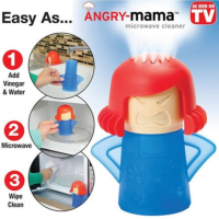 Почистващ уред за микровълнова фурна Angry mama, снимка 1 - Други - 44987565