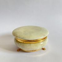 Кутия от мрамор за бижута винтидж, снимка 2 - Антикварни и старинни предмети - 45401370