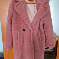 Розово дамско палто , снимка 1 - Палта, манта - 45480442