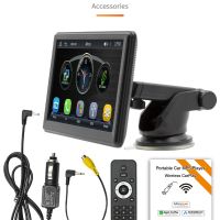 Универсално 7-инчово автомобилно радио Мултимедиен видео плейър Безжичен Carplay и безжичен Android , снимка 4 - Аксесоари и консумативи - 45745198