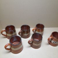 Комплект Стари Глинени Чаши / Халби., снимка 3 - Антикварни и старинни предмети - 45514233
