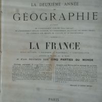Учебник,Старинен, География, Френско Издание, снимка 7 - Антикварни и старинни предмети - 45092807