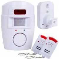 Безжична аларма със сензор за движение портативна с две дистанционни TV479, снимка 1 - Други - 45844337
