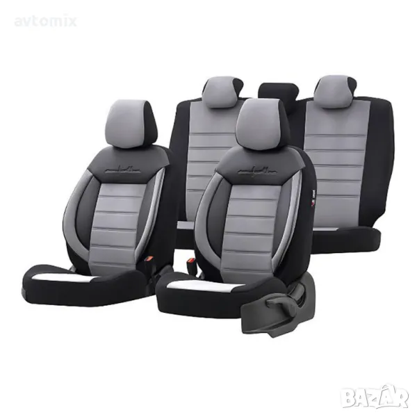 Тапицерия OTOM за седалки Комфортлайн CMF206 Черно/Сиво, снимка 1