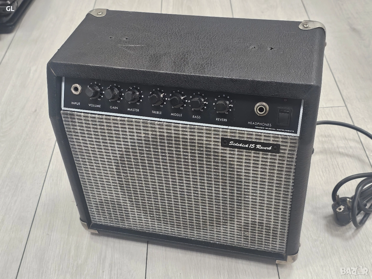 Винтидж китарен усилвател Fender Sidekick 15 Reverb, снимка 1
