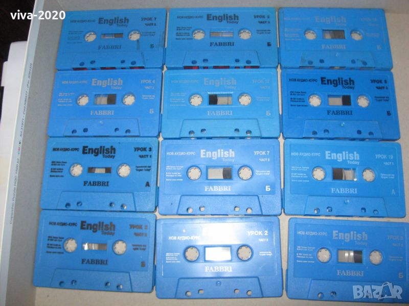 аудио касетки за изучаване  на  езици - 70 бр., снимка 1