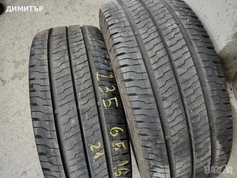 2бр.летни гуми CONTINENTAL 235 65 16C DOT21 цена за брой, снимка 1