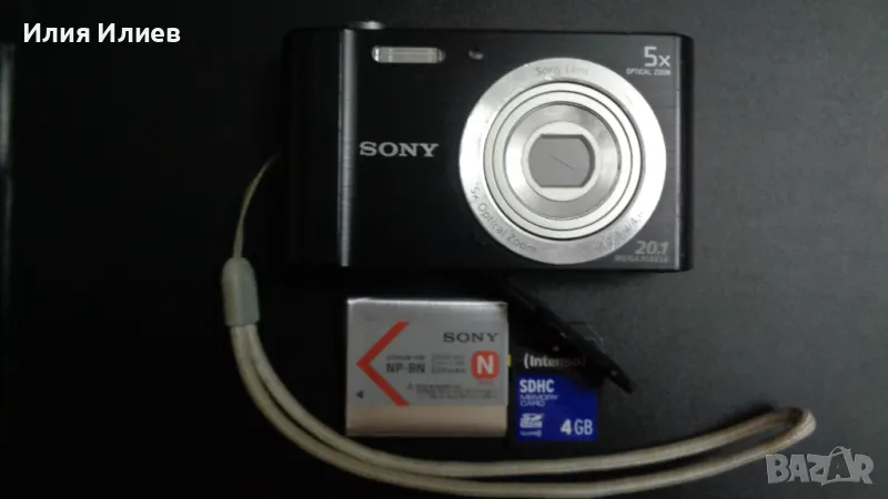 Sony Cyber-shot DSC-W800 20.1MP със зарядно, снимка 1