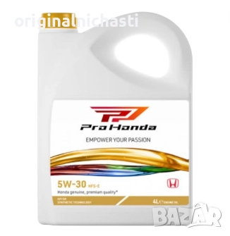 Двигателно масло 5W30 4L за ХОНДА HONDA 08232P99C4LPRO 08232-P99-C4LPRO OEM HONDA, снимка 1