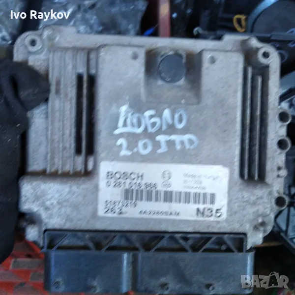 Fiat Doblo , Фиат Добло ЕКУ, ECU 51873219 , 0 281 016 966, снимка 1