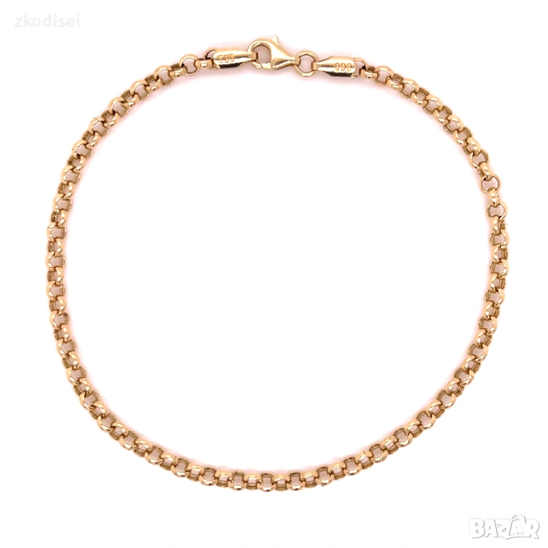 Златна дамска гривна 2,55гр. 20,5см. 14кр. проба:585 модел:36304-3, снимка 1